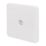 Schneider Electric Lisse 1-Gang Coaxial TV Return Socket White
