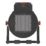 Carreg 2000W Electric Portable Fan Heater Black