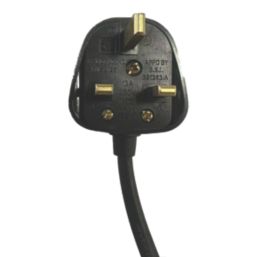 Carreg 2000W Electric Portable Fan Heater Black