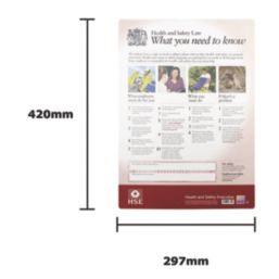 Essentials Health & Safety Law Poster 420mm x 297mm