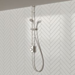 Aqualisa Visage HP/Combi Ceiling-Fed Single Outlet Chrome Thermostatic Digital Shower