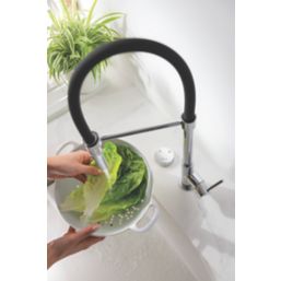 Abode Swich Round Tap Filter Converter Chrome