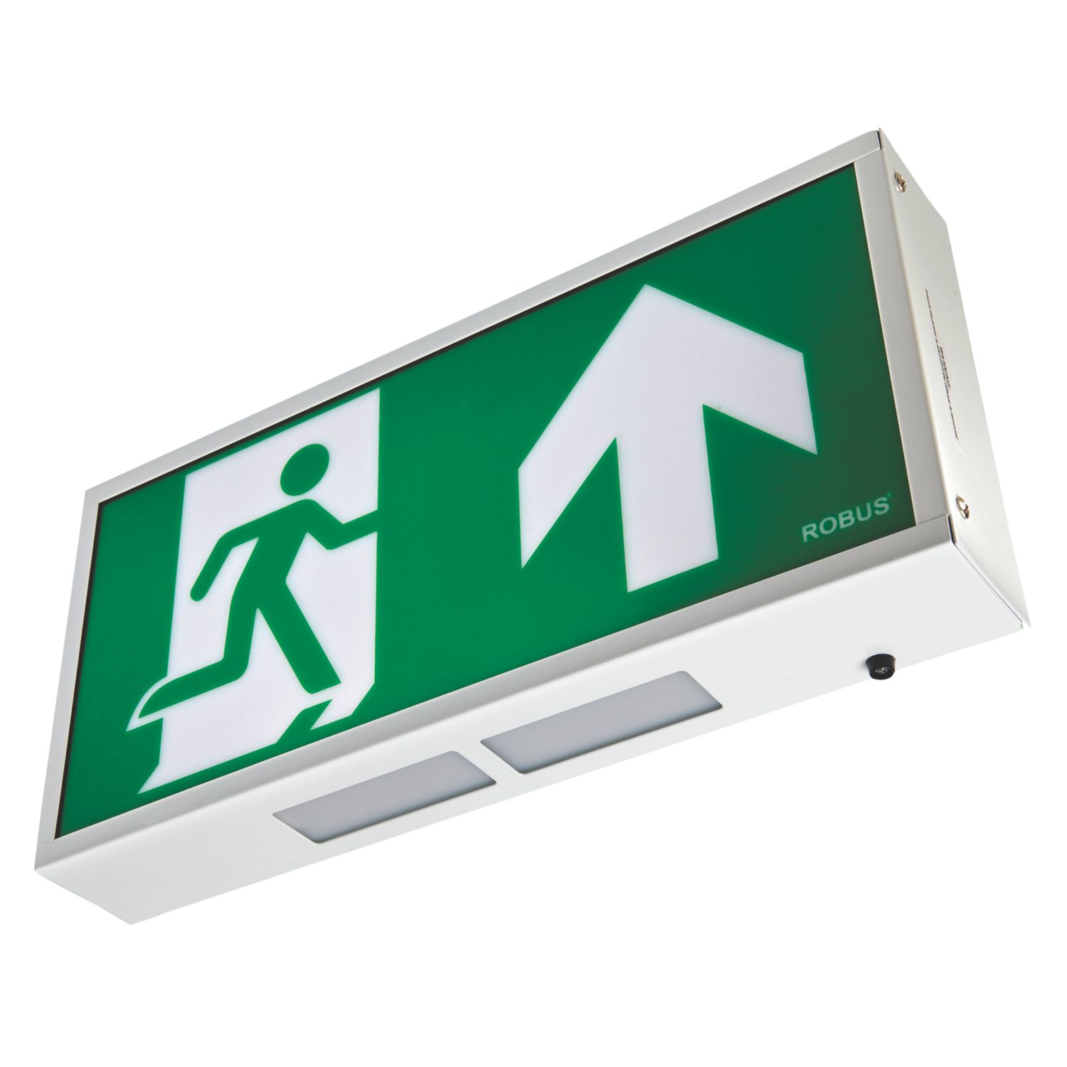 Robus Maintained or Non-Maintained Emergency LED Exit Box with Up Arrow 4.2W 17-45lm (620PP)