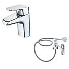 Ideal Standard Ceraflex Basin Mixer & Bath Shower Mixer Pack