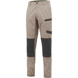 Hard Yakka Raptor Active Work Trousers Desert 40" W 32" L