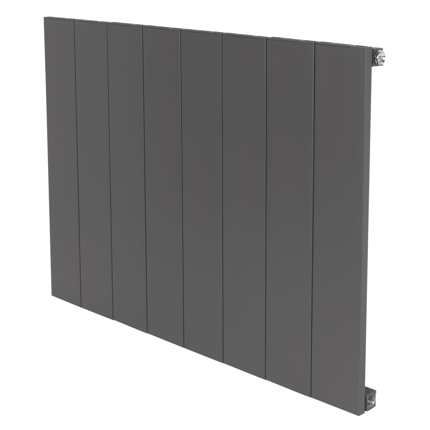 Towelrads Ascot 600mm x 817mm 1985BTU Anthracite Horizontal Designer Radiator (620RY)