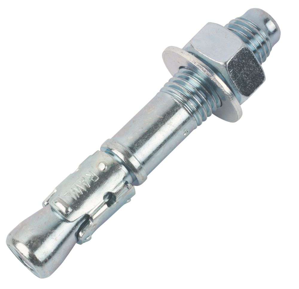 Rawlplug Throughbolts R-XPT M20 x 125mm 25 Pack - Screwfix