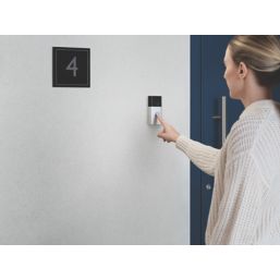 Ring satin nickel wifi smart video clearance doorbell