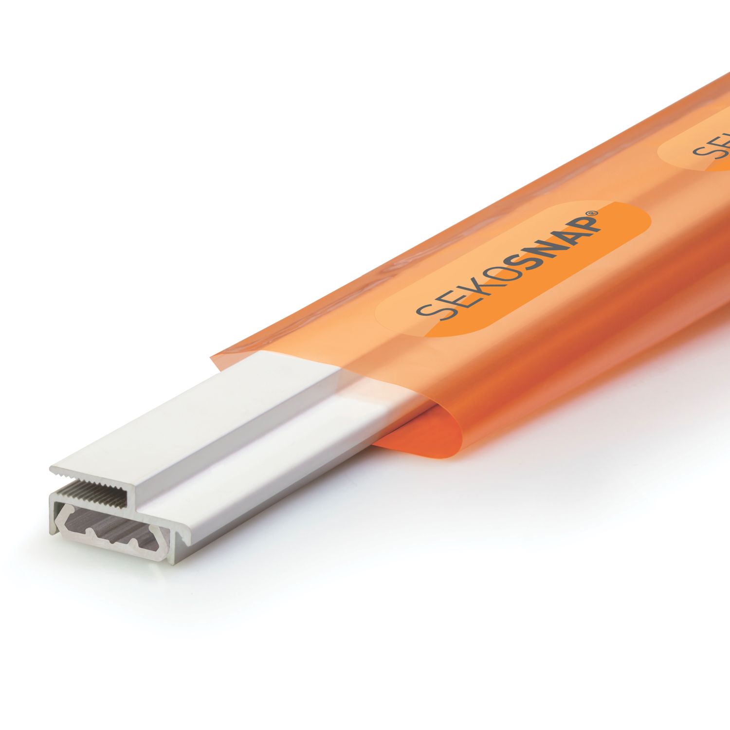Sekosnap White 3mm Side Fix Bar 3000mm x 27mm (620VK)