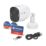 Swann Xtreem4K Rechargeable Battery-Operated White Wireless 4K Indoor & Outdoor CCTV Camera with Spotlight & PIR Sensor
