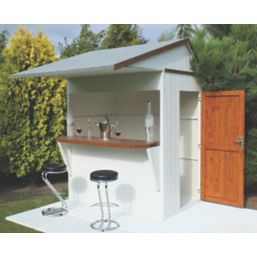 Shire  6' x 4' (Nominal) Apex Shiplap Timber Bar & Garden Store