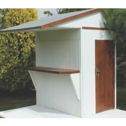 Shire  6' x 4' (Nominal) Apex Shiplap Timber Bar & Garden Store