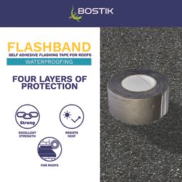 Bostik Flashband & Primer Grey 3.75m x 100mm