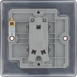 British General Nexus Metal 20A 16AX 1-Gang 2-Way Light Switch  Matt Black  3 Pack