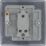 British General Nexus Metal 20A 16AX 1-Gang 2-Way Light Switch  Matt Black  3 Pack