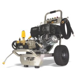 V-Tuf GB130 300bar Petrol Industrial Gearbox Driven Pressure Washer 389cc 11.7hp