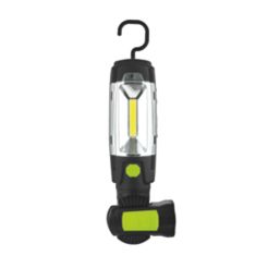 Luceco  Rechargeable LED Inspection Torch with Powerbank Green & Black 300lm