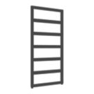 Reina 1100mm x 550mm 1255BTU Black Flat Designer Towel Radiator