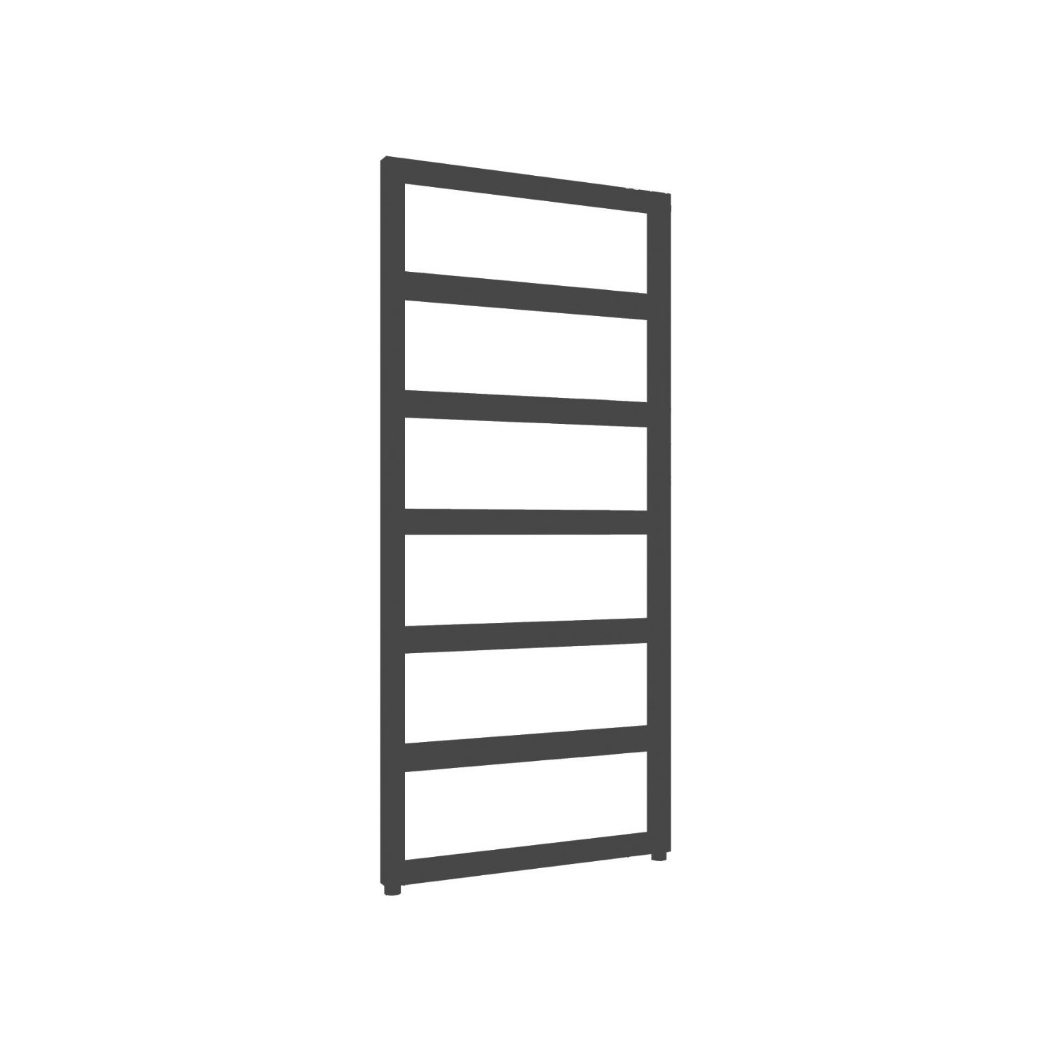 Reina 1100mm x 550mm 1255BTU Black Flat Designer Towel Radiator (621LH)
