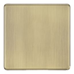 LAP  1-Gang Blanking Plate Antique Brass