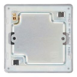 LAP  1-Gang Blanking Plate Antique Brass