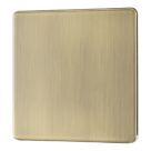 LAP  1-Gang Blanking Plate Antique Brass