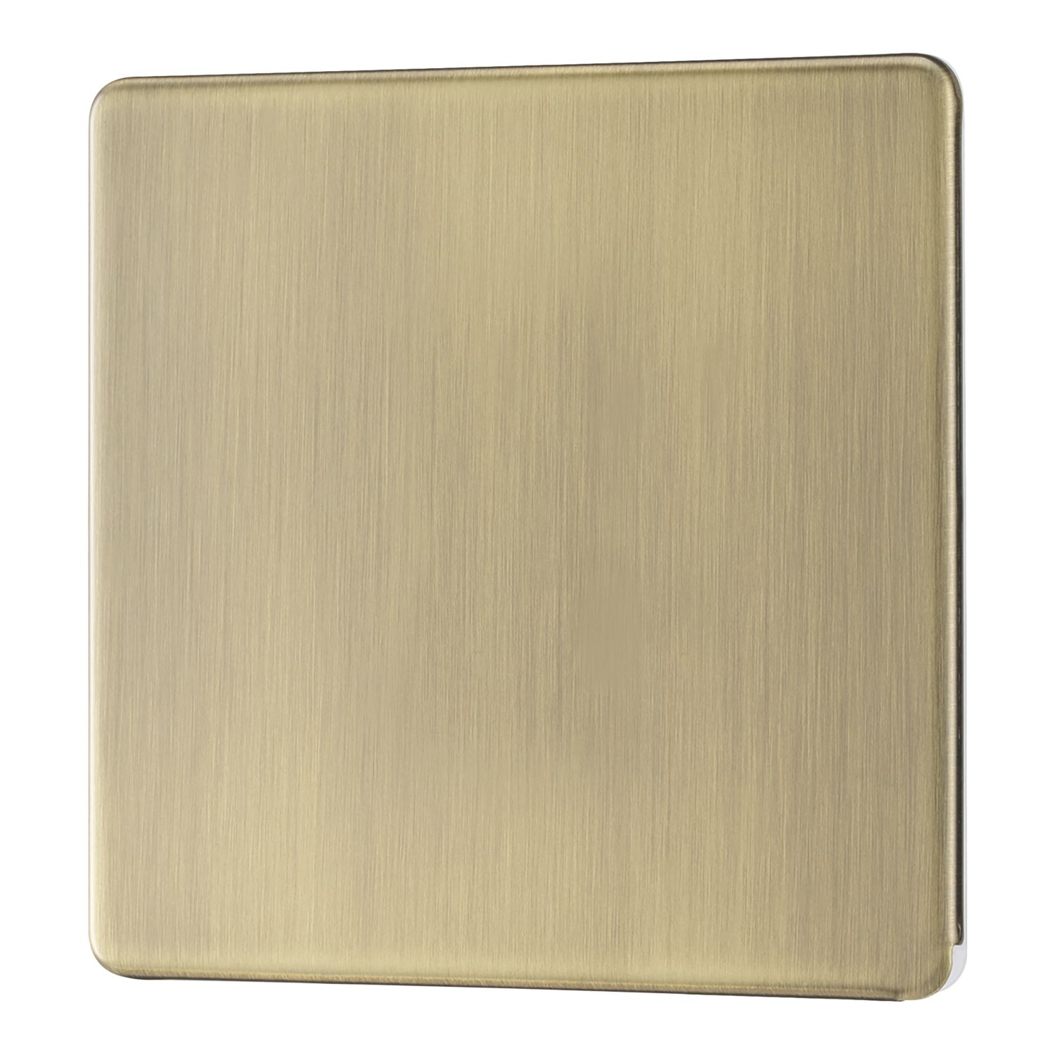 LAP 1-Gang Blanking Plate Antique Brass (621PN)