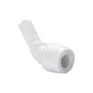 Hep2O  Plastic Push-Fit Equal 45° Keyless Stem Elbow 15mm