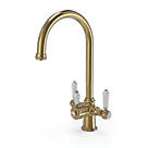 ETAL  Traditional Cruciform 3-in-1 Boiling Water Kitchen Tap Gold