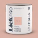 LickPro  2.5Ltr Pink 13 Vinyl Matt Emulsion  Paint