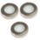 VEW Galaxy Round LED Cabinet Lights Steel 2.6W 182lm 3 Pack