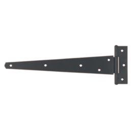 GateMate Black Straight Medium Tee Hinges  100mm x 12" x 300mm 2 Pack