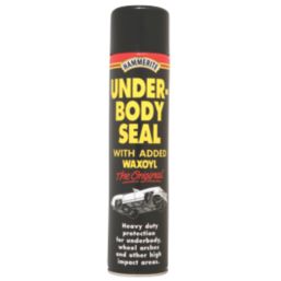 Hammerite Vehicle Underbody Aerosol Seal Black 600ml - Screwfix