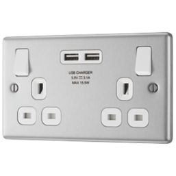 Screwfix double store socket