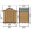 Shire  6' x 4' (Nominal) Apex Overlap Timber Shed