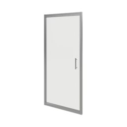 Essentials Framed Rectangular In-Fold Shower Door Chrome 800mm x 1850mm