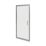 Essentials Framed Rectangular In-Fold Shower Door Chrome 800mm x 1850mm