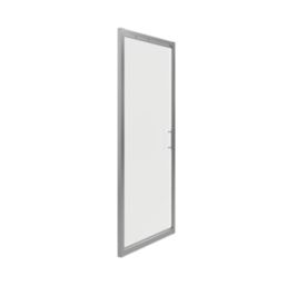 Essentials Framed Rectangular In-Fold Shower Door Chrome 800mm x 1850mm