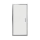 Essentials Framed Rectangular In-Fold Shower Door Chrome 800mm x 1850mm