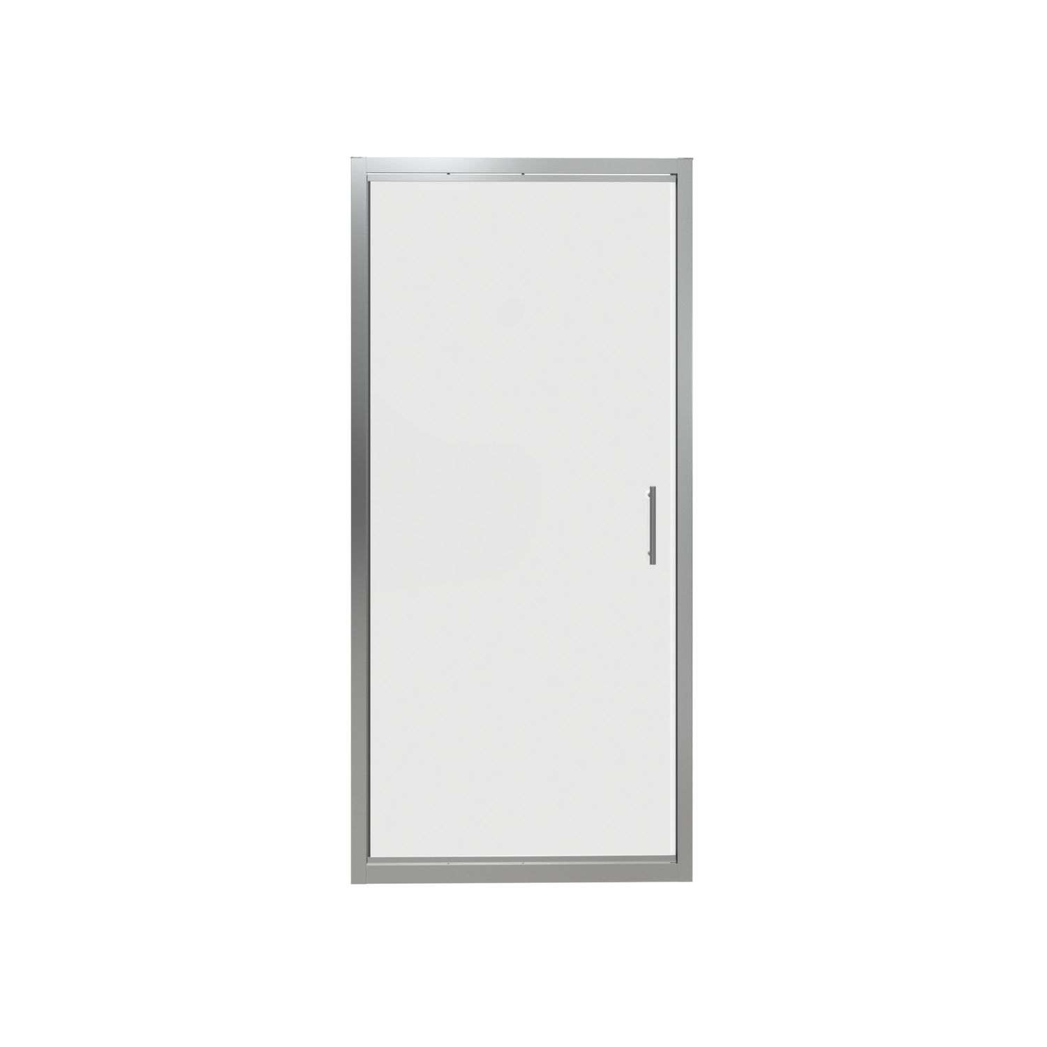 Essentials Framed Rectangular In-Fold Shower Door Chrome 800mm x 1850mm (622AA)