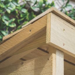 Rowlinson Narrow 1' 6" x 1' 6" (Nominal) Timber Log Store