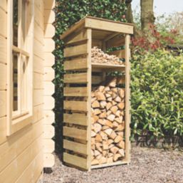 Rowlinson Narrow 1' 6" x 1' 6" (Nominal) Timber Log Store
