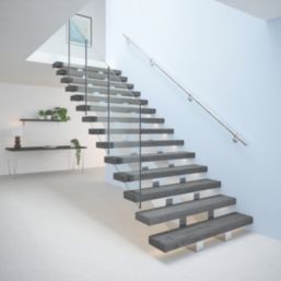Rothley  Steel Handrail Kit Polished Silver 3600mm