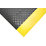 COBA Europe Orthomat Dot Anti-Fatigue Floor Mat Black / Yellow 18.3m x 1.2m x 9mm