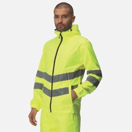 Regatta Pro Hi Vis Pack Jacket Yellow X Large 52" Chest