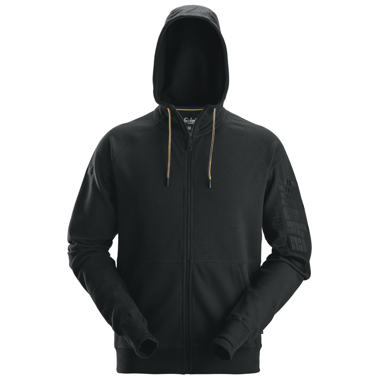 Snickers 2895 Logo Full Zip Hoodie Black 2X Large 52" Chest (622KC)