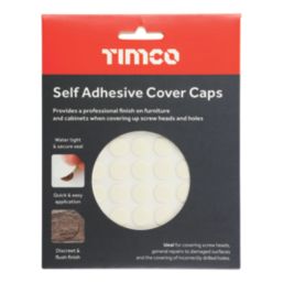 Timco 13mm 112 Pack Ivory Screw Cover Stickers