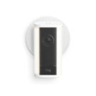 Ring 5CCEA4 White Wireless 4K Outdoor Security Camera with Spotlight & PIR Sensor