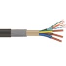 Time EV-Ultra Black  3-Core 16mm² & Cat 5e 4-Pair Armoured EV Charging Cable 1m Coil