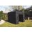 Mini Marquees  10' x 10' (Nominal) Hip Fabric Gazebo Black